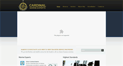 Desktop Screenshot of cardinal-marine.com